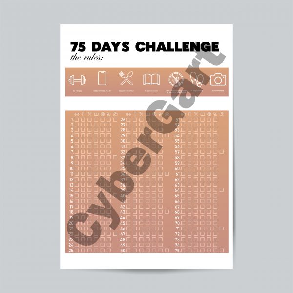 Individuelle 75 Days Challenge – personalisierter Plan – Bild 3